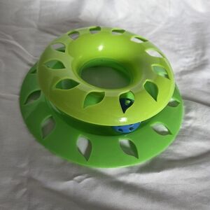 Vibrant Green and Blue Cat Play Tower